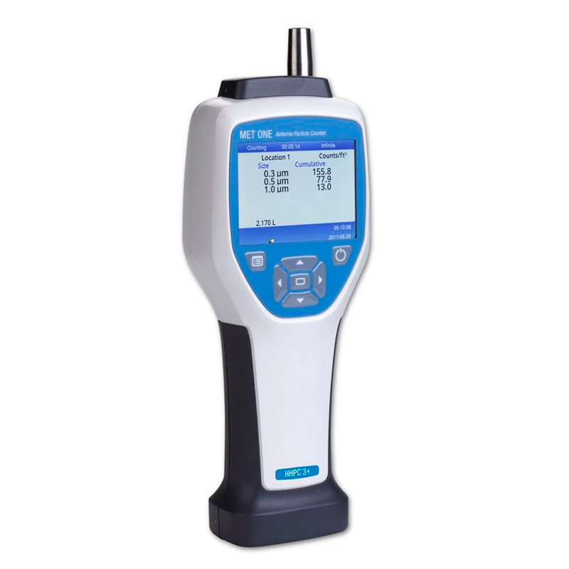 Contador de partículas de mano de 3 canales (canal fijo 0.3 μm) MET ONE HHPC 3+