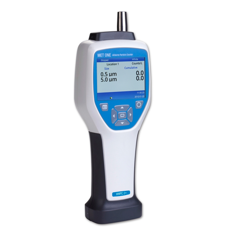 Contador de partículas de mano de 2 canales MET ONE HHPC 2+