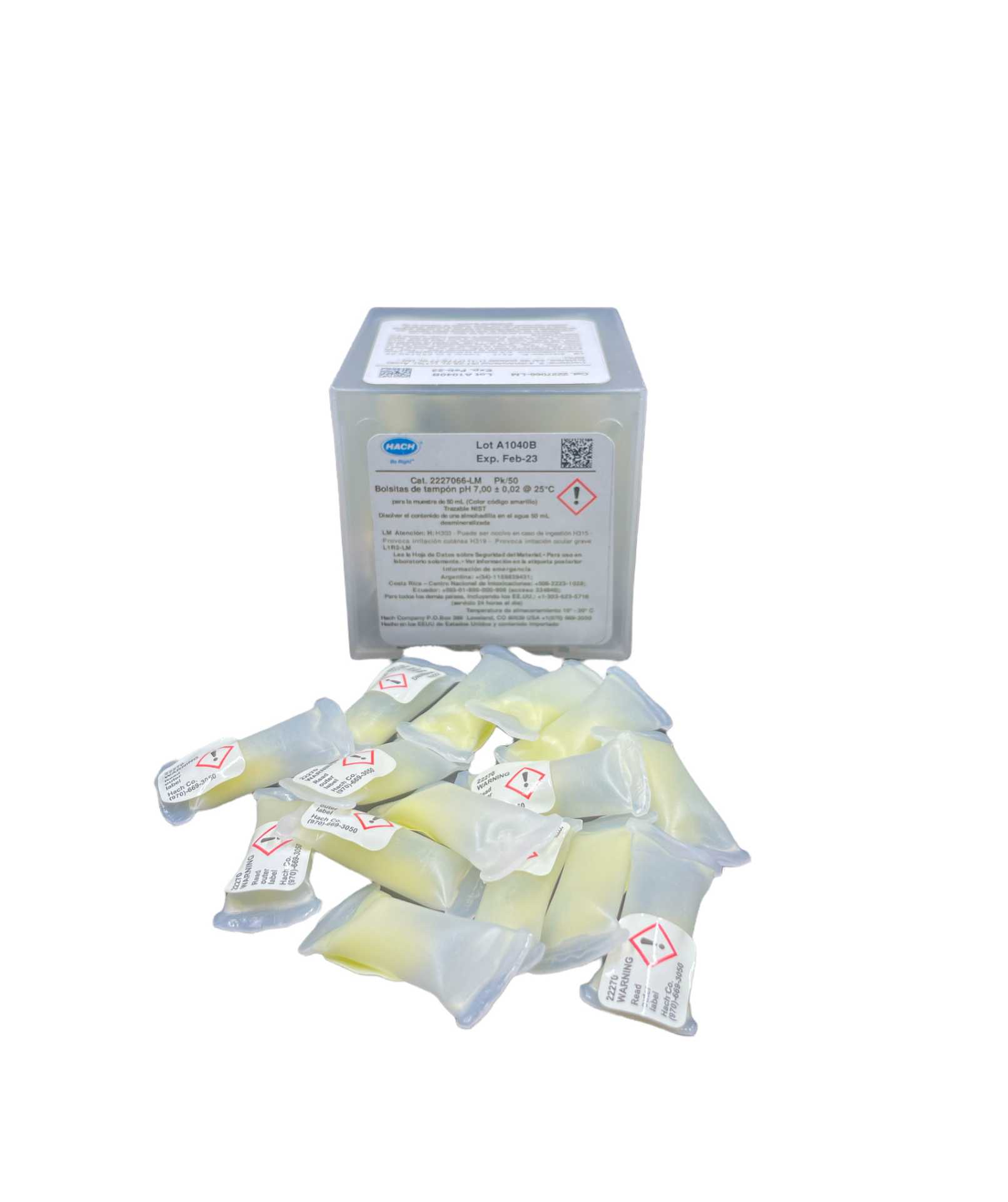 Sobres de tampón en polvo PH 7,00 pk/50