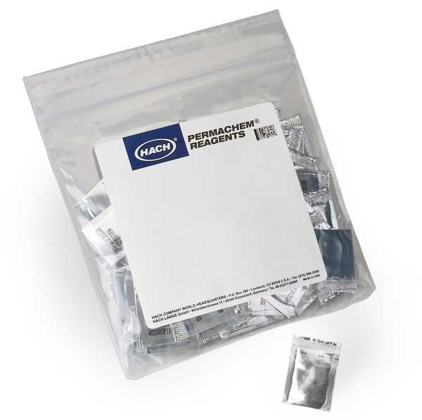 Sobres de reactivo en polvo para cloro total DPD 5 ml pk/100