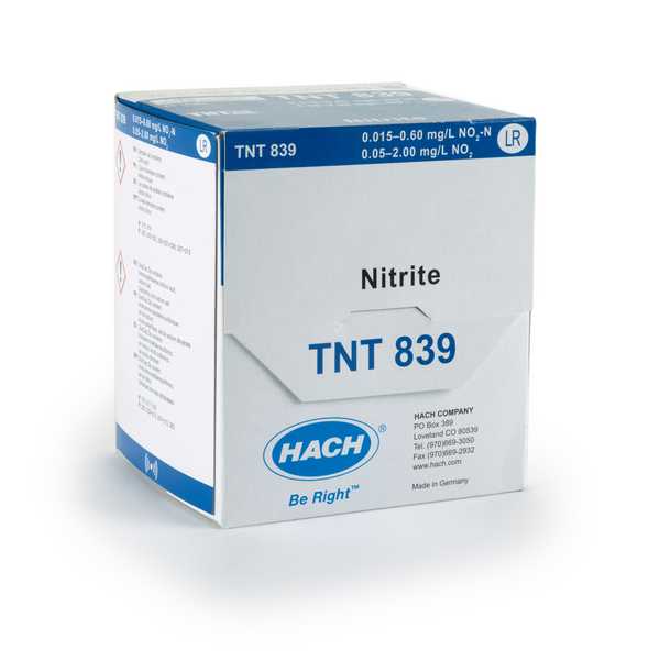 TNT+ para nitrito, LR (0,015 - 0,600 mg/l no₂⁻-n) pk/25