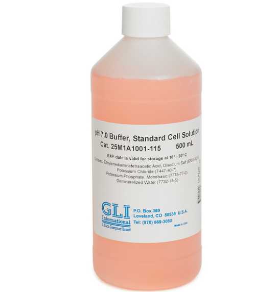 Tampón GLI pH 7.0, celda estándar, 500 ml
