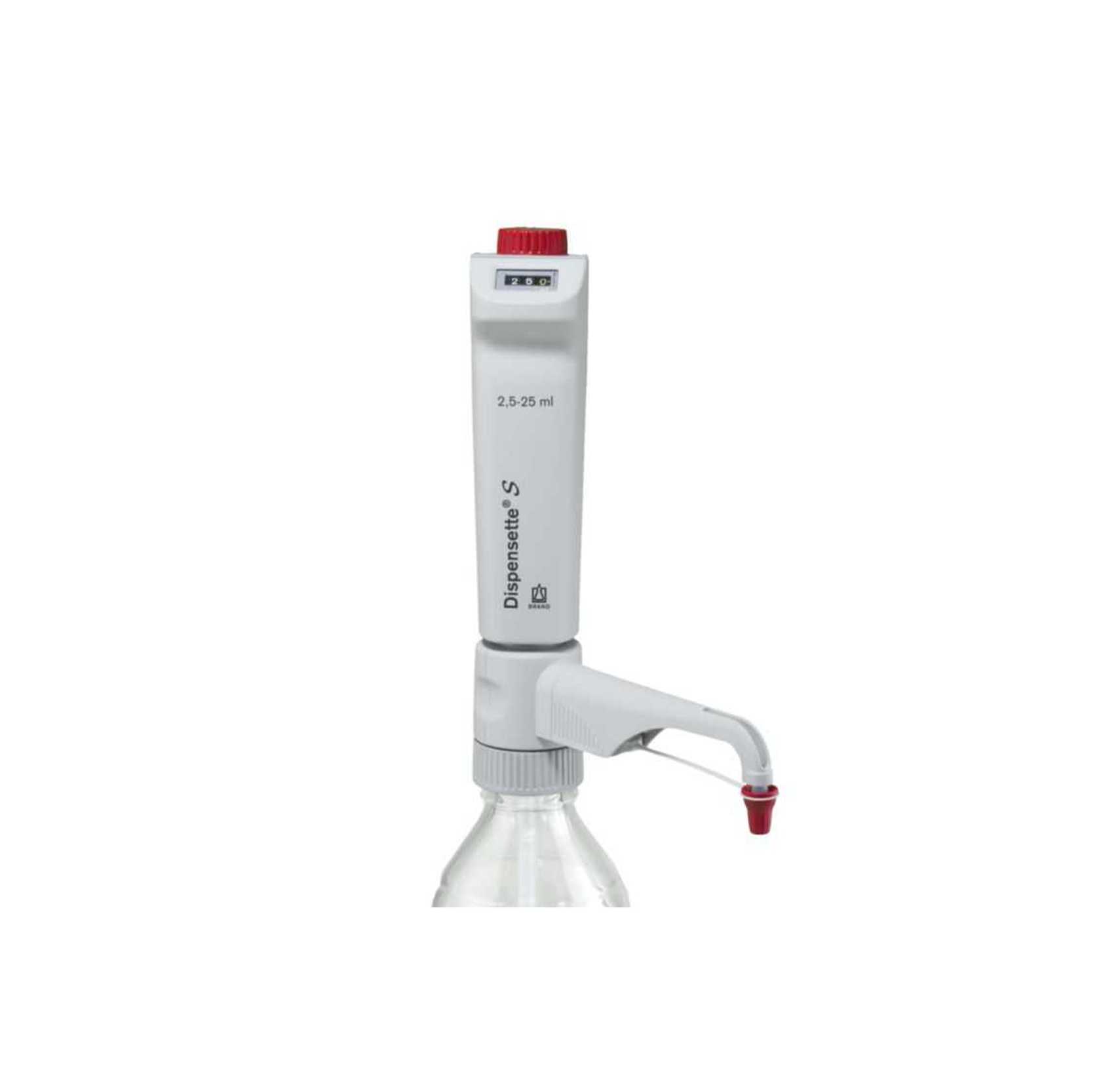 Dispensador digital para frascos Dispensette S De 2.5 a 25 ml