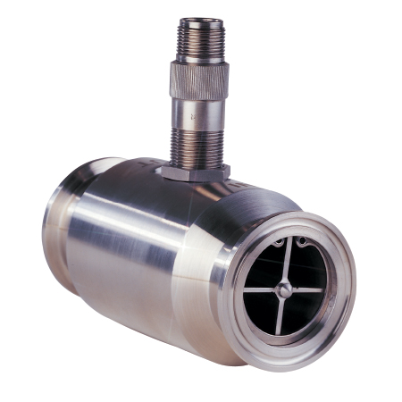 Flujómetro de turbina Tri Clamp ½ pulgada