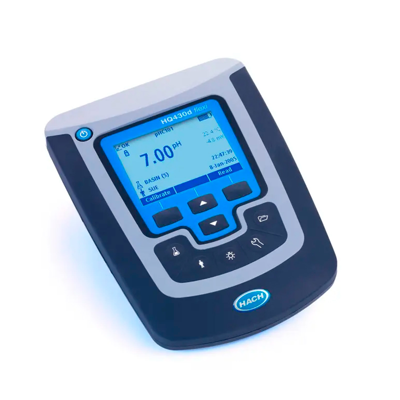 Medidor multiparamétrico de entrada única de laboratorio: pH, conductividad, oxígeno disuelto óptico, ORP e ISE